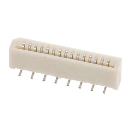 Molex Ffc/Fpc Connector, 15 Contact(S), 1 Row(S), Female, Straight, 0.039 Inch Pitch, Surface Mount 528081571